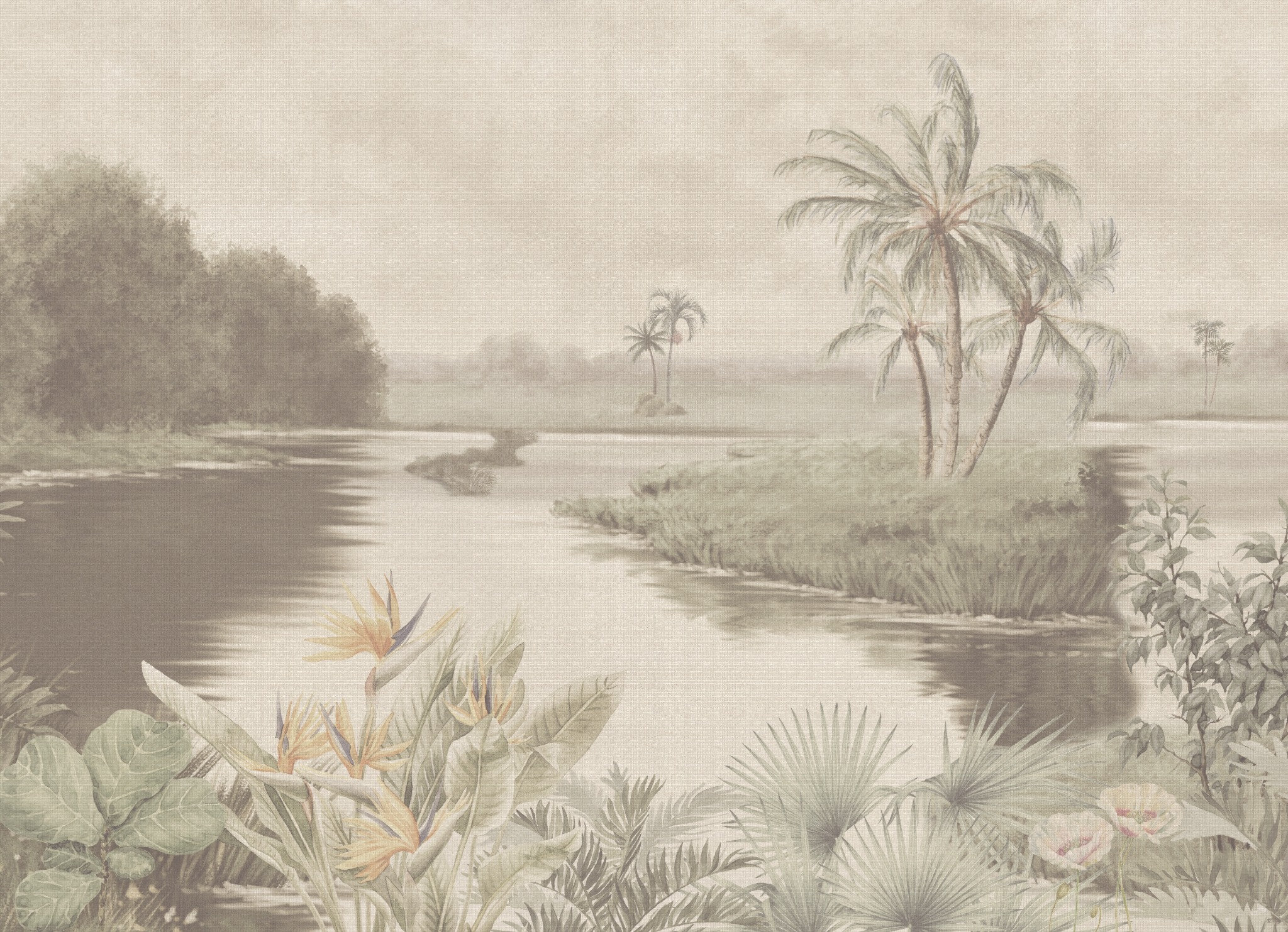 Lakehouse textured linen wallpaper – LH Lifestyle